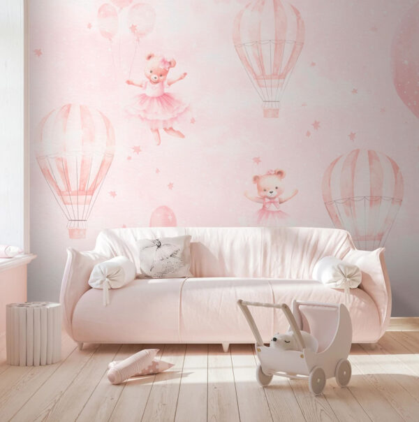 Wall murals Teddy bear wearing a tutu
