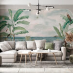 Wall murals Tropical paradise by the seaside.