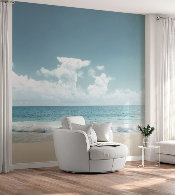 Blue sky with clouds Wall murals Blue sky with clouds