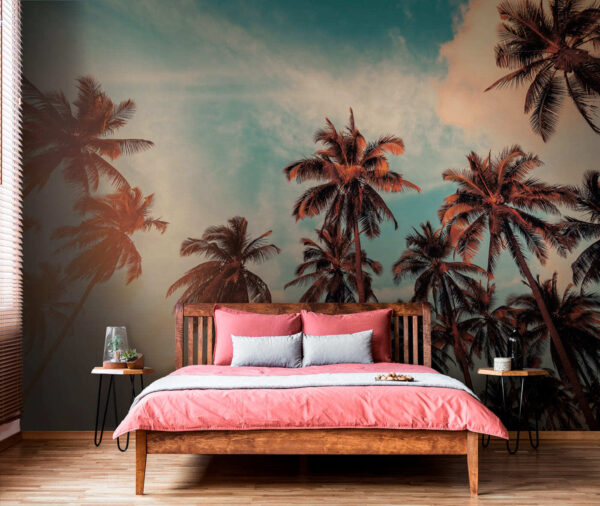 Group of palm trees Wall murals Group of palm trees