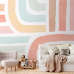Wall murals Group of different colored rectangles