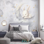 Wall murals Yellow star on a white surface