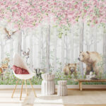 Wall murals Watercolor of a bear