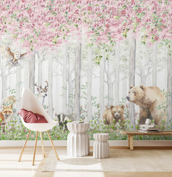 Watercolor of a bear Wall murals Watercolor of a bear