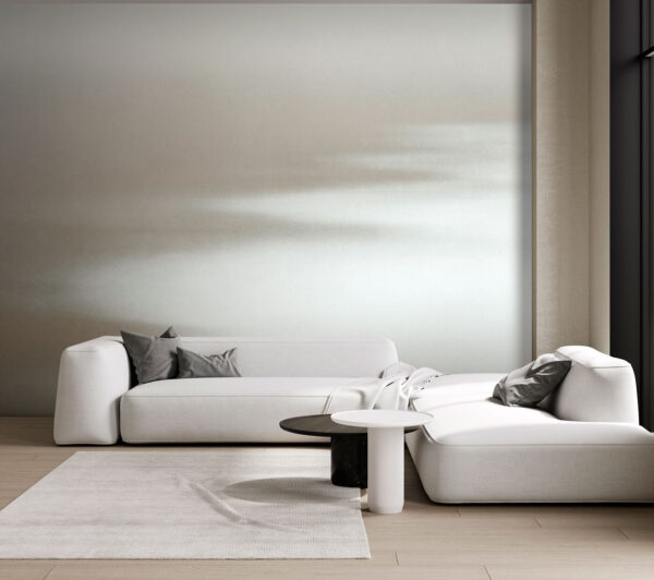 Serene waves in abstract design Wall murals Serene waves in abstract design