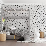 Wall murals Black and white pattern