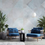 Wall murals Geometric abstract in pale tones