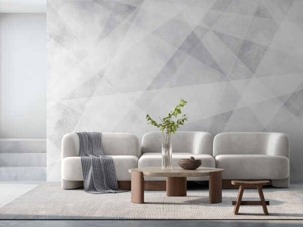 White and grey background Wall murals White and grey background