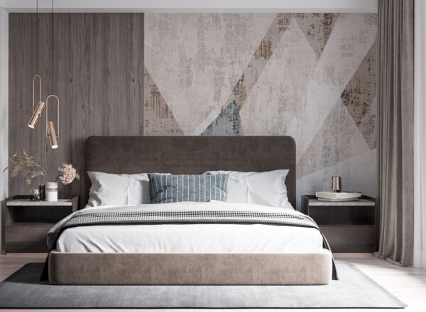 Textured abstract geometric pattern design Wall murals Textured abstract geometric pattern design