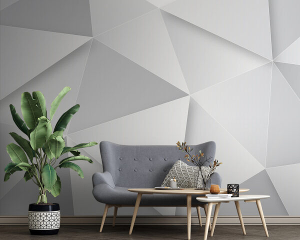 White rectangular object with a shadow Wall murals White rectangular object with a shadow