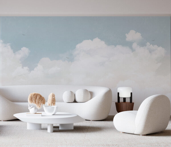 White cloud in the sky Wall murals White cloud in the sky