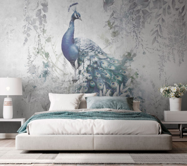 Wall murals Wall murals Painting of a peacock (SKU: u96727)