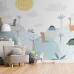 Wall murals Drawing of a flower