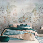 Wall murals Nature’s pastel dreamscape in mist