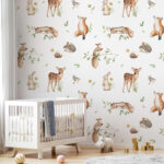 Wall murals Hedgehog with a mushroom on its back