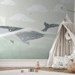 Wall murals Shadow of a bird