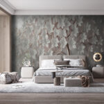 Wall murals Elegant tree with graceful bird design.