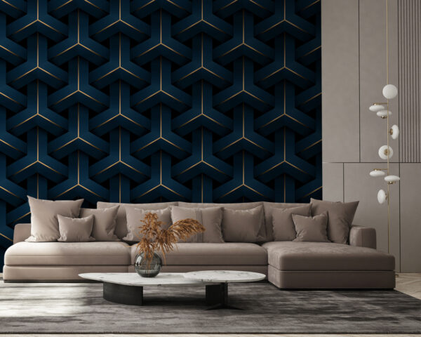 Stylish geometric pattern design Wall murals Stylish geometric pattern design
