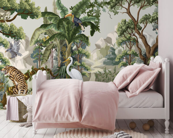 Cheetah in the jungle Wall murals Cheetah in the jungle