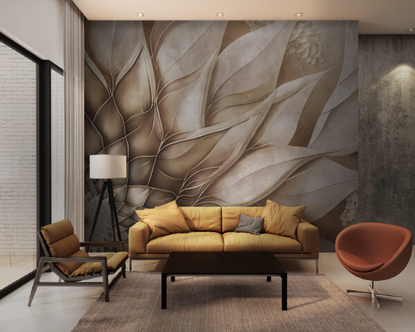 Intricate geometric flower pattern design Wall murals Intricate geometric flower pattern design