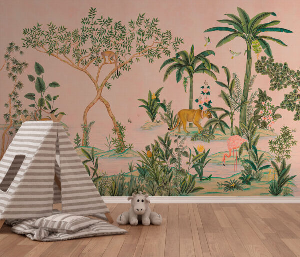 Painting of a dog Wall murals Painting of a dog