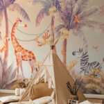 Wall murals Jungle animals enjoying the sunshine