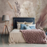 Wall murals Delicate floral arrangement in soft tones
