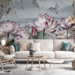 Wall murals Bird flying in the air
