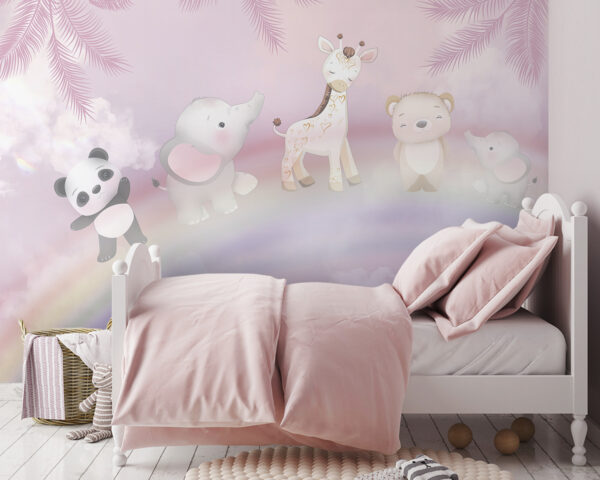 Cartoon of a panda Wall murals Cartoon of a panda