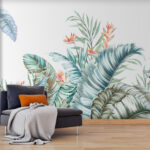 Wall murals Drawing of a flower