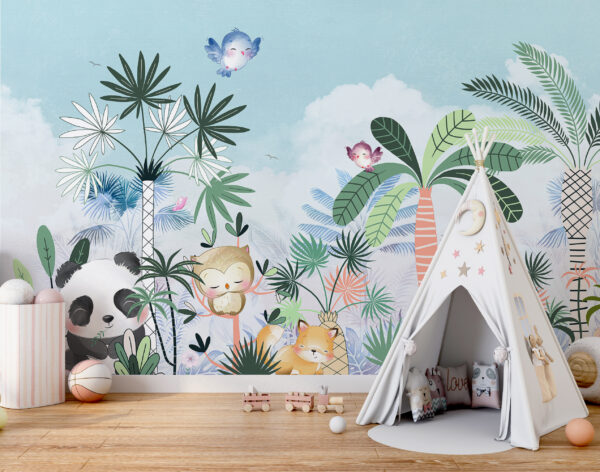 Cartoon of a bird Wall murals Cartoon of a bird