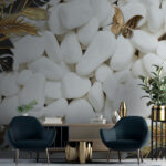 Wall murals Nature’s Calm in White and Black