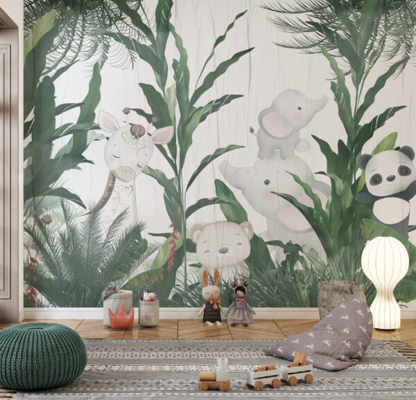 Cartoon of a bear Wall murals Cartoon of a bear