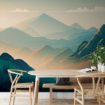 Wall murals Shadow of a plant