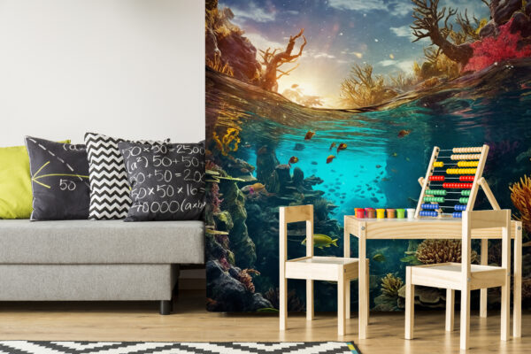 Underwater paradise with vibrant corals Wall murals Underwater paradise with vibrant corals