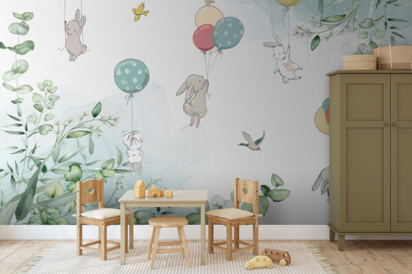 Cartoon of a rabbit Wall murals Cartoon of a rabbit