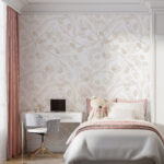 Wall murals White object on a string