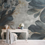 Wall murals Botanical artistry with muted colors