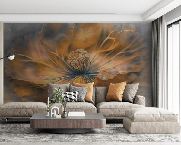 Blurry image of a person’s face Wall murals Blurry image of a person’s face