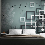 Wall murals Bird sitting in a tree