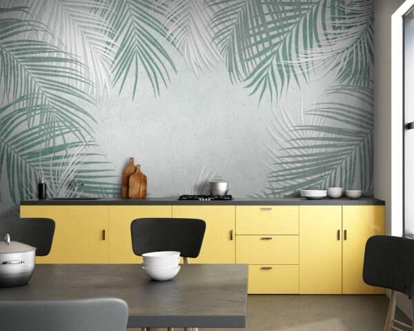 Group of palm leaves Wall murals Group of palm leaves