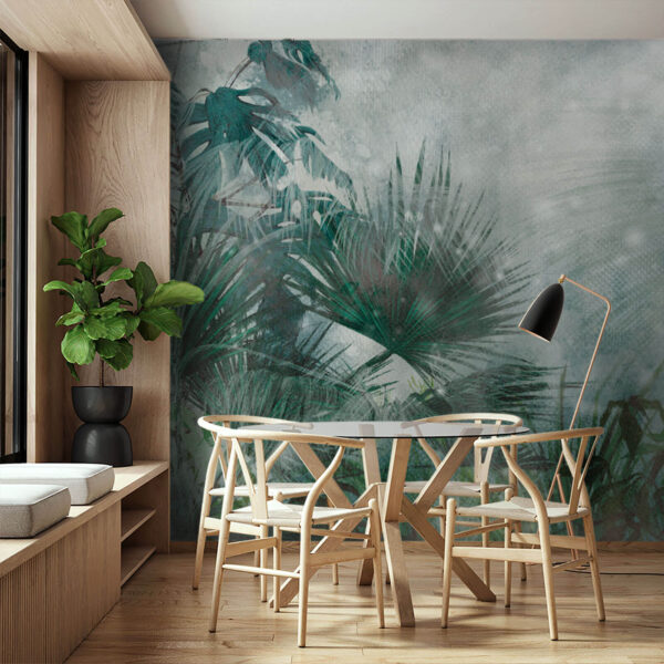 Painting of a forest Wall murals Painting of a forest