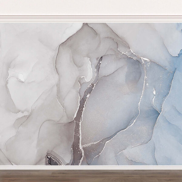 Abstract marble texture in soft hues Wall murals Abstract marble texture in soft hues