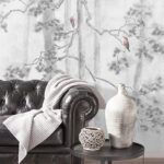 Wall murals Group of birds on trees