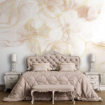 Wall murals Elegant swirls with subtle shimmer