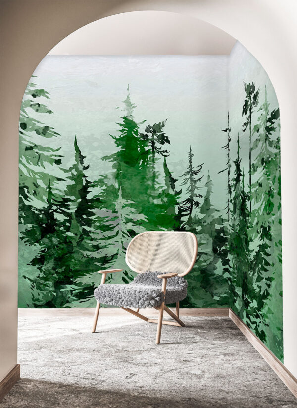 Painting of a tree Wall murals Painting of a tree