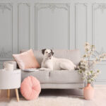 Wall murals White rectangular object with a white border