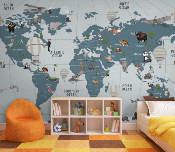 Hot air balloon in the sky Wall murals Hot air balloon in the sky