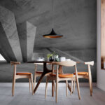 Wall murals Concrete room with columns