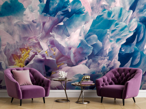 Delicate petals in soft hues Wall murals Delicate petals in soft hues